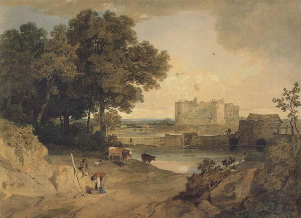 William Havell Carew Castle,Near Pembroke (mk47) China oil painting art